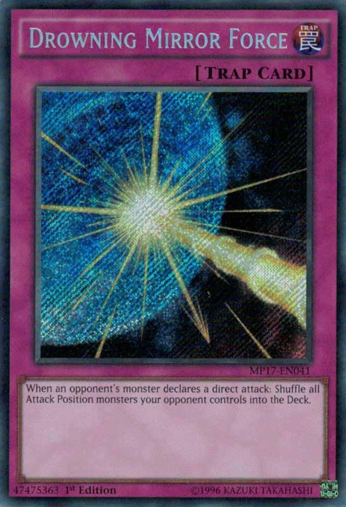 Drowning Mirror Force [MP17-EN041] Secret Rare | Pegasus Games WI