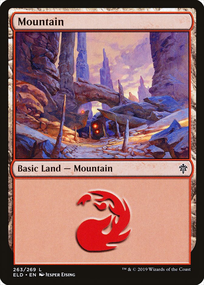 Mountain (263) [Throne of Eldraine] | Pegasus Games WI