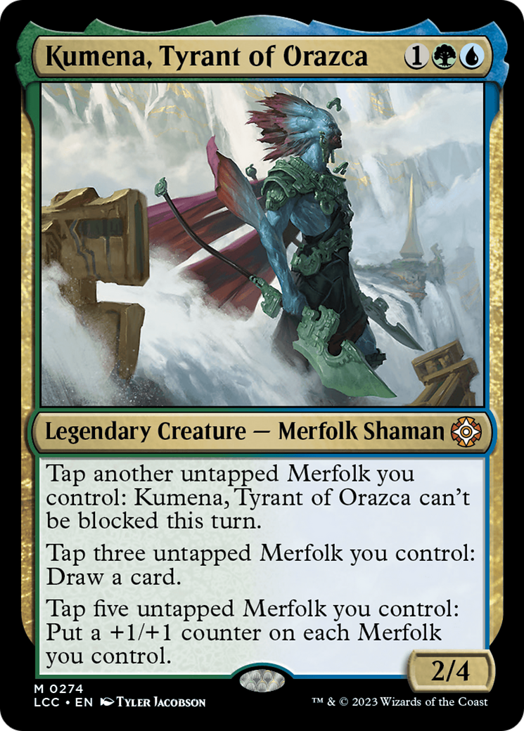 Kumena, Tyrant of Orazca [The Lost Caverns of Ixalan Commander] | Pegasus Games WI