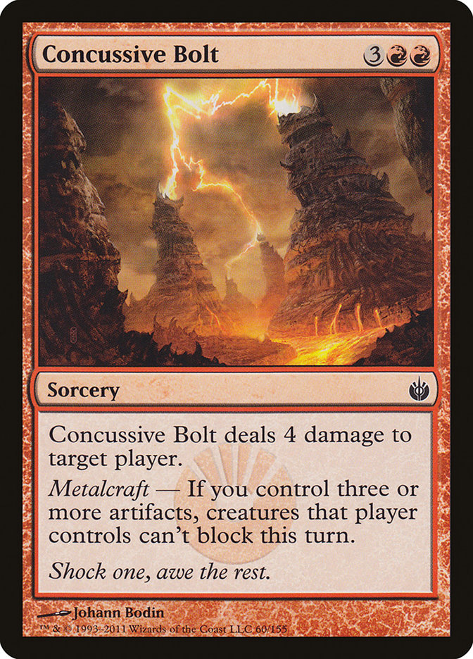 Concussive Bolt [Mirrodin Besieged] | Pegasus Games WI