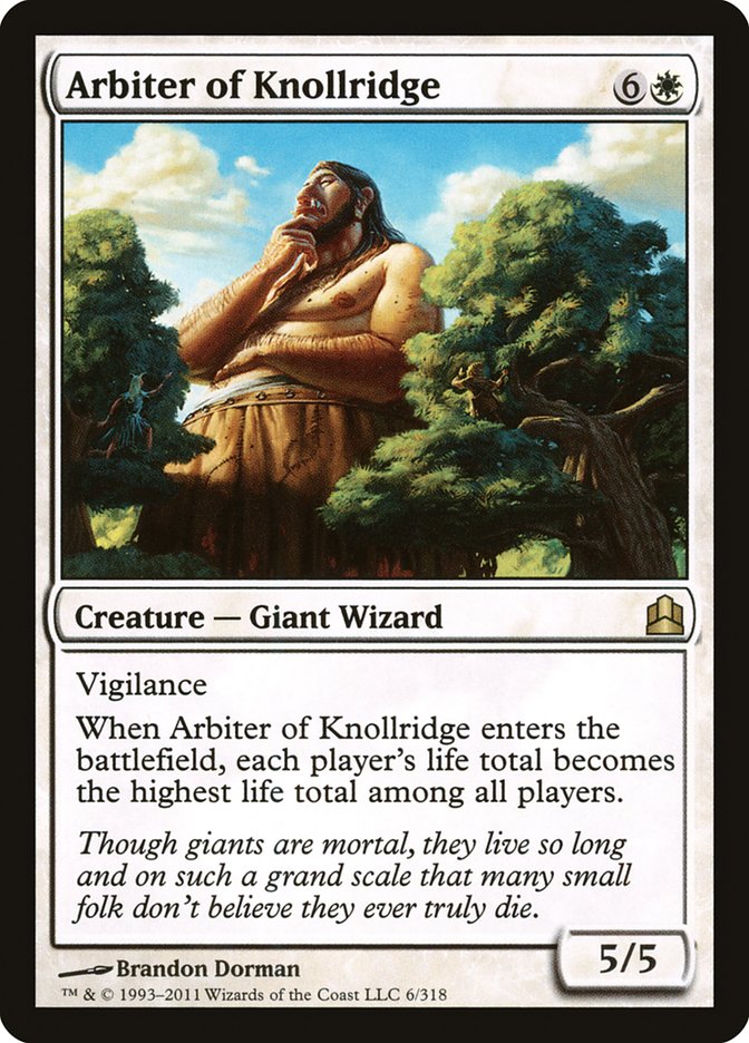 Arbiter of Knollridge [Commander 2011] | Pegasus Games WI