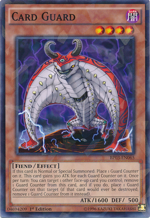 Card Guard (Shatterfoil) [BP03-EN065] Rare | Pegasus Games WI