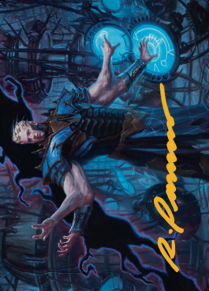 Ertai Resurrected Art Card 1 (Gold-Stamped Signature) [Dominaria United Art Series] | Pegasus Games WI