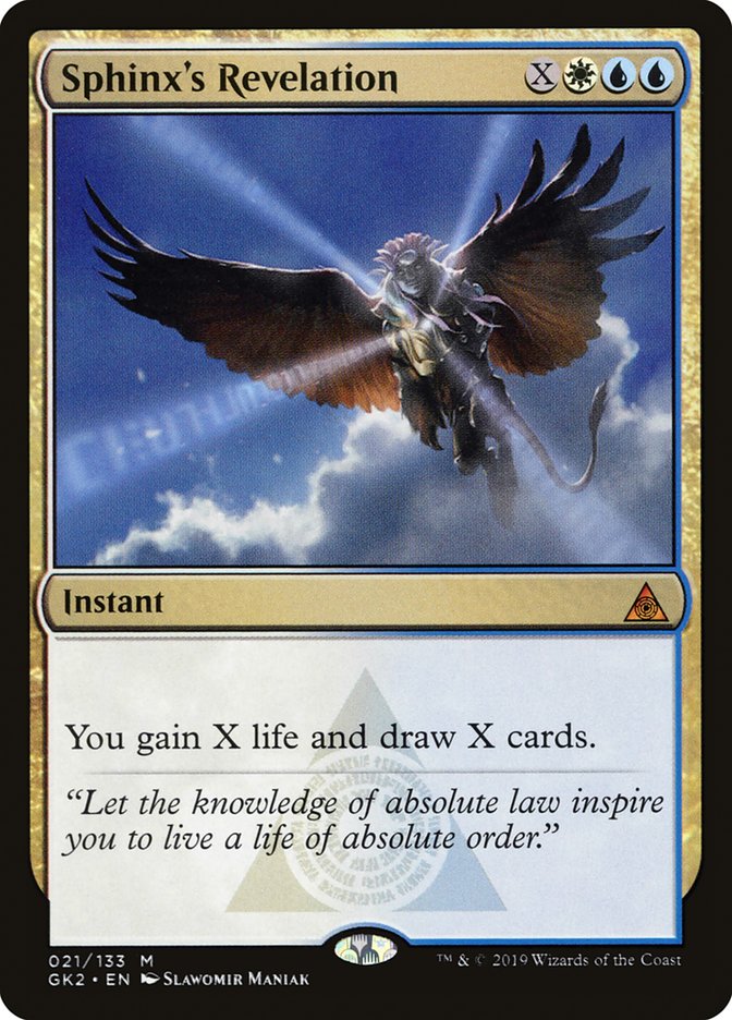 Sphinx's Revelation [Ravnica Allegiance Guild Kit] | Pegasus Games WI