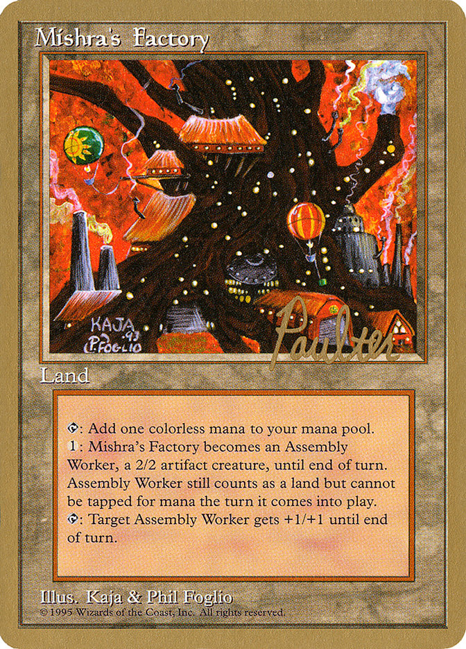 Mishra's Factory (Preston Poulter) [Pro Tour Collector Set] | Pegasus Games WI