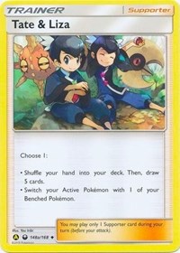 Tate & Liza (148a/168) (Alternate Art Promo) (Battle Arena Deck Exclusive) [Sun & Moon: Celestial Storm] | Pegasus Games WI