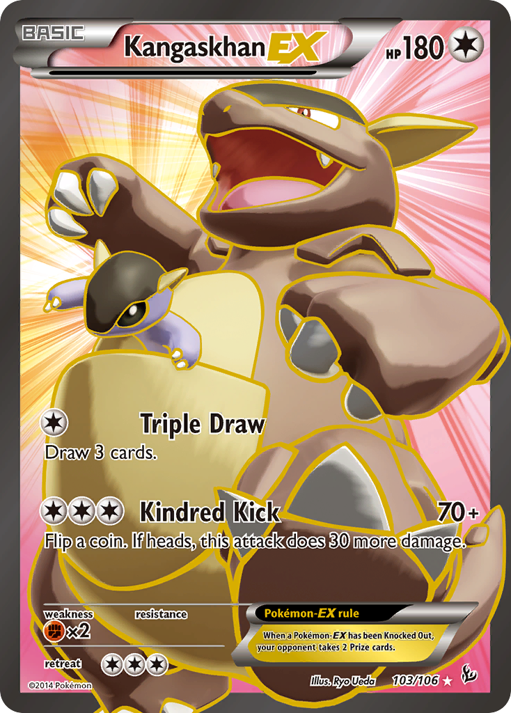 Kangaskhan EX (103/106) [XY: Flashfire] | Pegasus Games WI