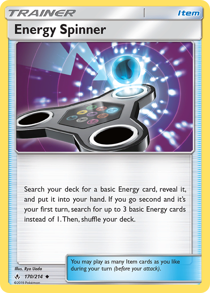 Energy Spinner (170/214) [Sun & Moon: Unbroken Bonds] | Pegasus Games WI