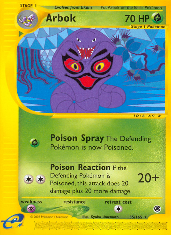 Arbok (35/165) [Expedition: Base Set] | Pegasus Games WI