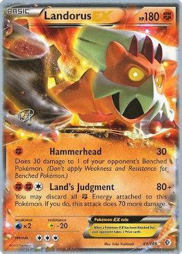 Landorus EX (89/149) (The Flying Hammer - Rowan Stavenow) [World Championships 2015] | Pegasus Games WI