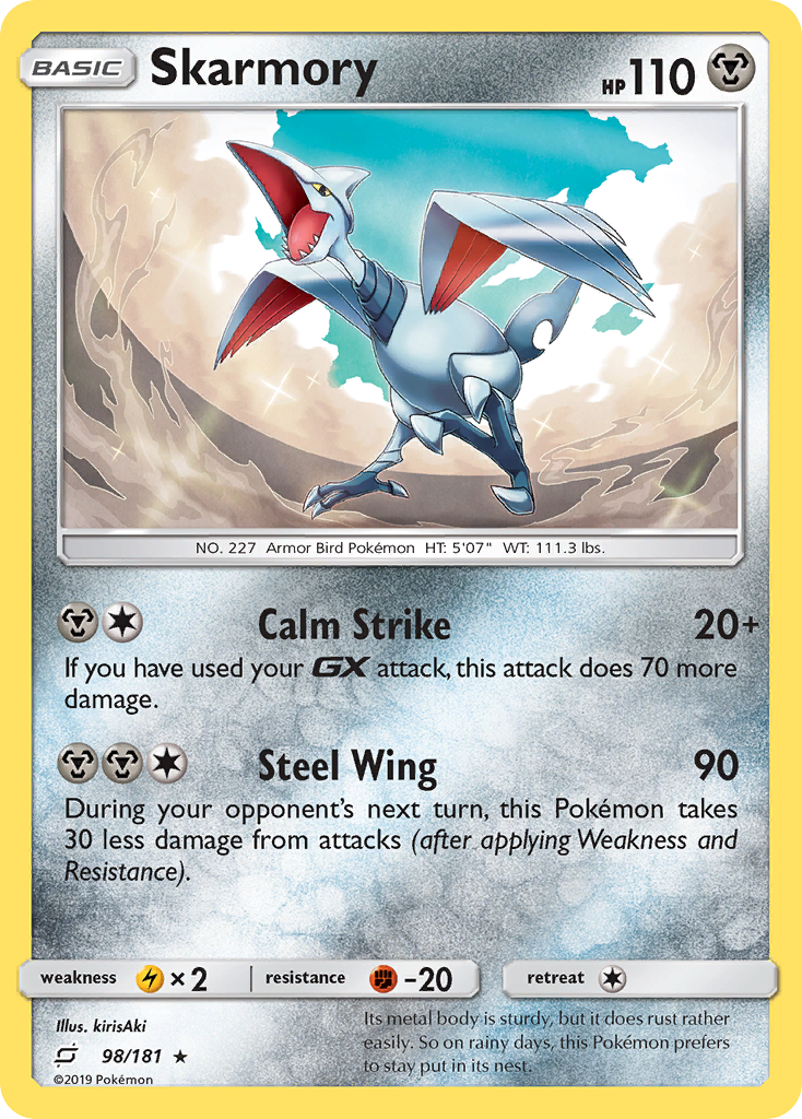 Skarmory (98/181) [Sun & Moon: Team Up] | Pegasus Games WI