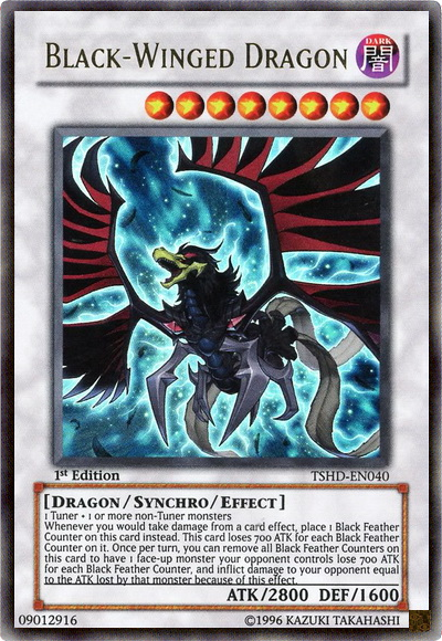 Black-Winged Dragon [TSHD-EN040] Ultra Rare | Pegasus Games WI