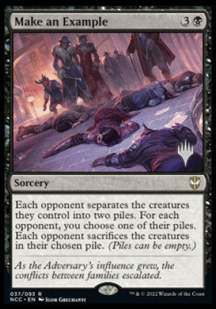 Make an Example (Promo Pack) [Streets of New Capenna Commander Promos] | Pegasus Games WI