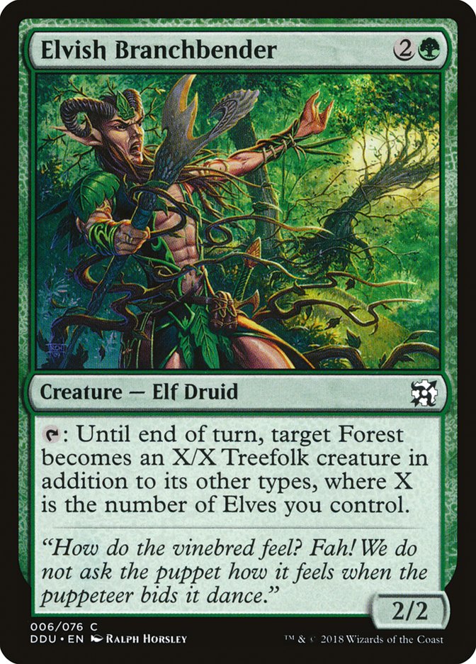 Elvish Branchbender [Duel Decks: Elves vs. Inventors] | Pegasus Games WI