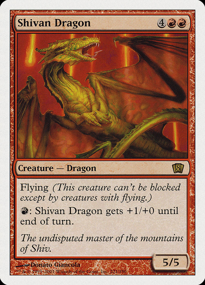 Shivan Dragon [Eighth Edition] | Pegasus Games WI