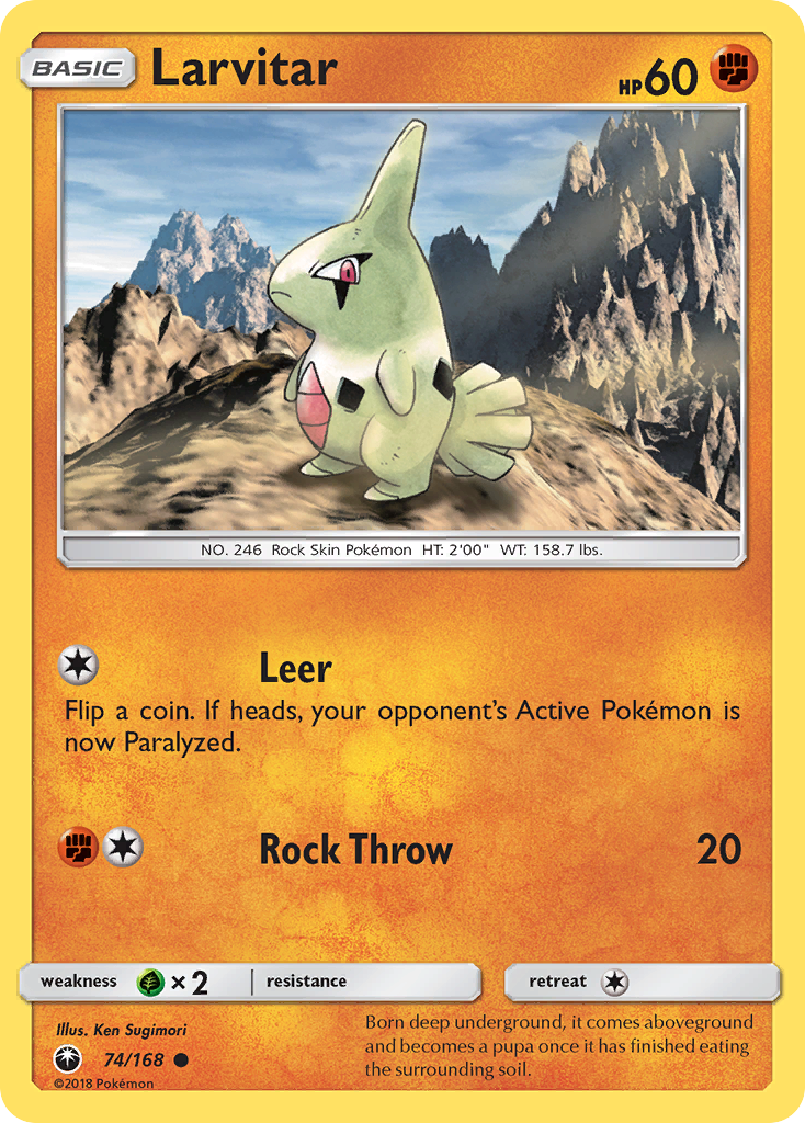 Larvitar (74/168) [Sun & Moon: Celestial Storm] | Pegasus Games WI