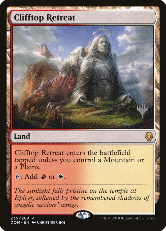 Clifftop Retreat (Promo Pack) [Dominaria Promos] | Pegasus Games WI