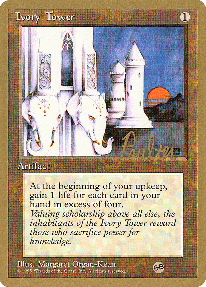 Ivory Tower (Preston Poulter) (SB) [Pro Tour Collector Set] | Pegasus Games WI