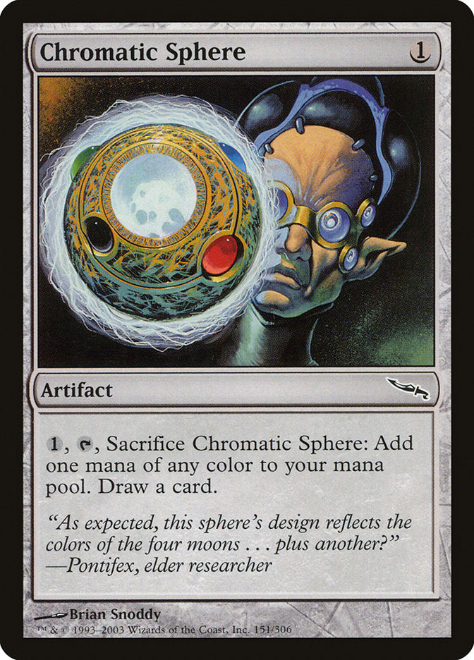 Chromatic Sphere [Mirrodin] | Pegasus Games WI