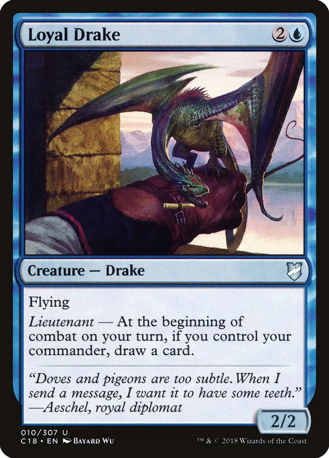 Loyal Drake [Commander 2018] | Pegasus Games WI