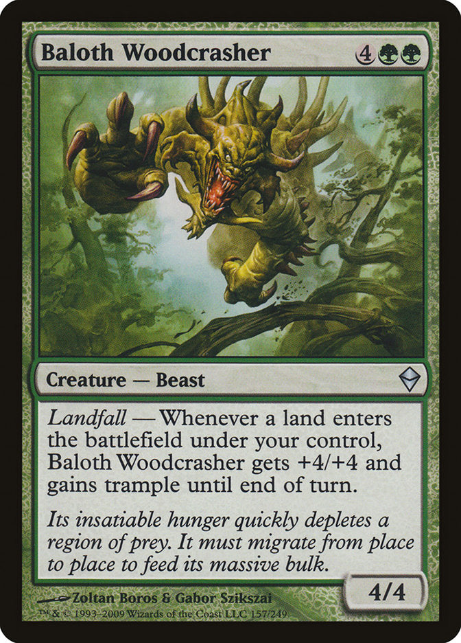 Baloth Woodcrasher [Zendikar] | Pegasus Games WI