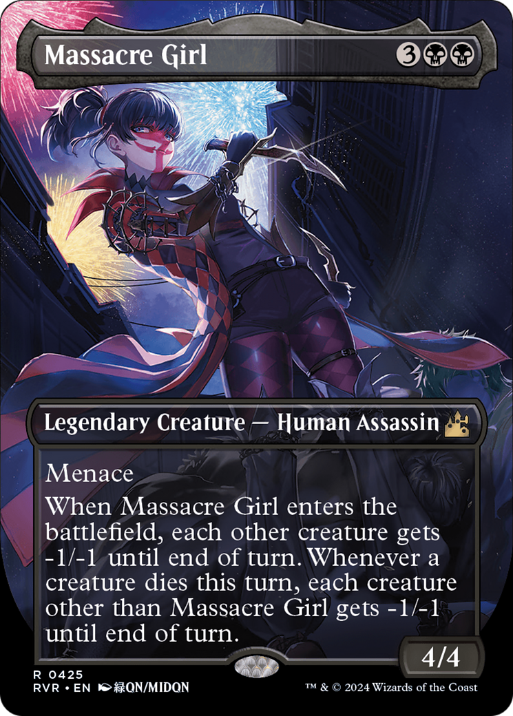 Massacre Girl (Anime Borderless) [Ravnica Remastered] | Pegasus Games WI