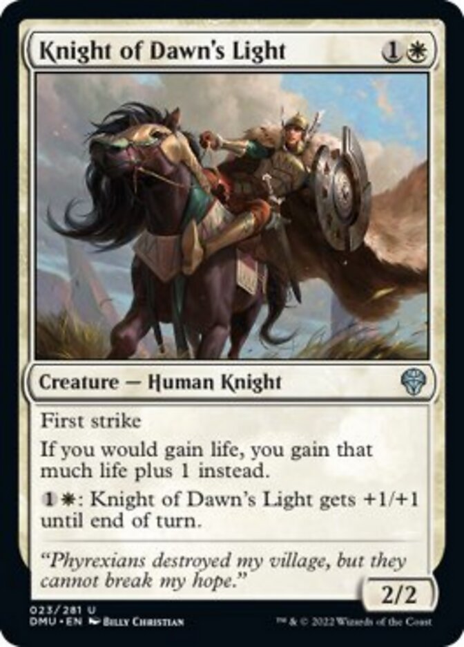 Knight of Dawn's Light [Dominaria United] | Pegasus Games WI