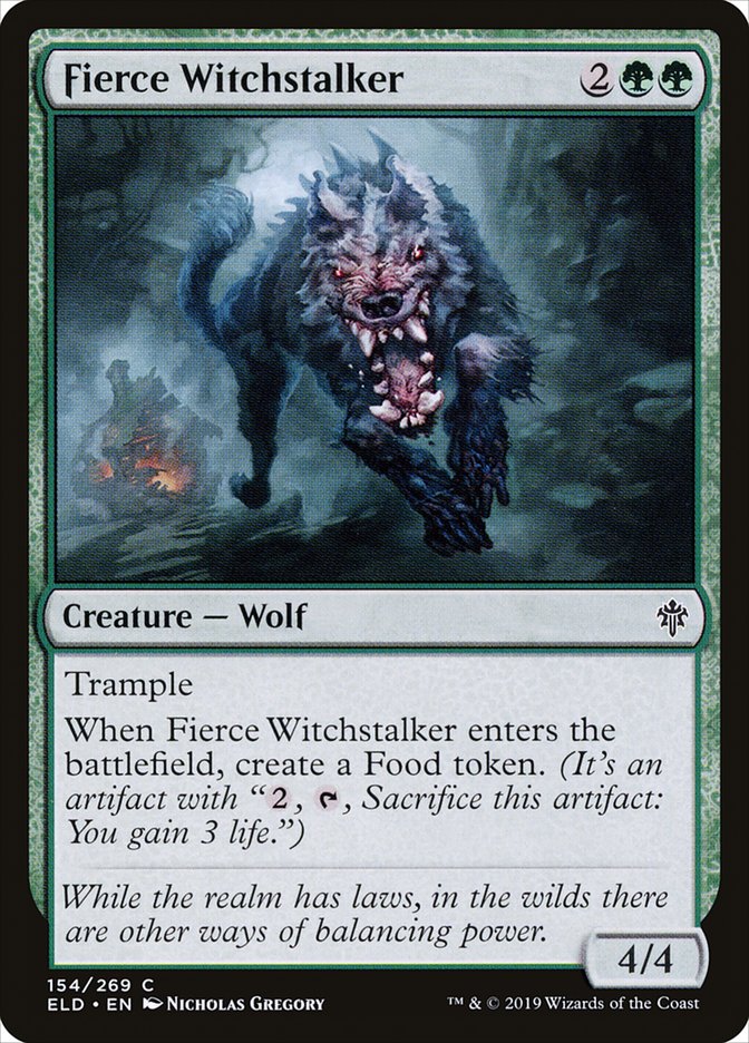 Fierce Witchstalker [Throne of Eldraine] | Pegasus Games WI