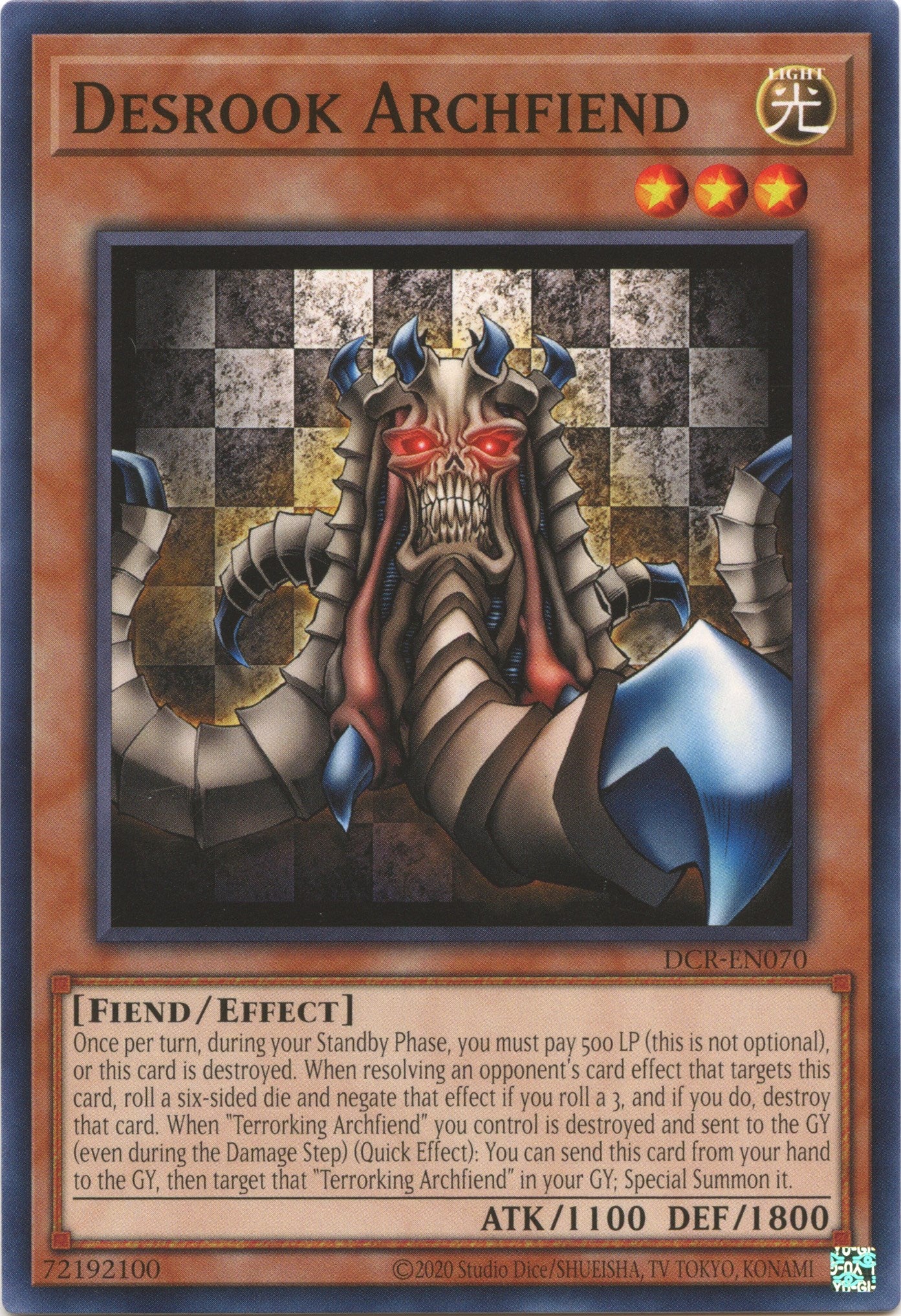 Desrook Archfiend (25th Anniversary) [DCR-EN070] Common | Pegasus Games WI
