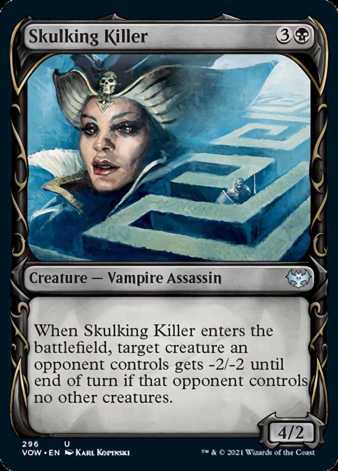 Skulking Killer (Showcase Fang Frame) [Innistrad: Crimson Vow] | Pegasus Games WI