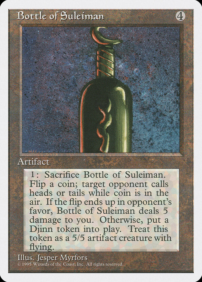 Bottle of Suleiman [Fourth Edition] | Pegasus Games WI