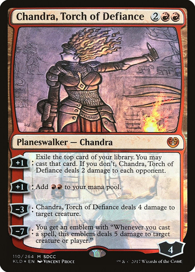 Chandra, Torch of Defiance [San Diego Comic-Con 2017] | Pegasus Games WI