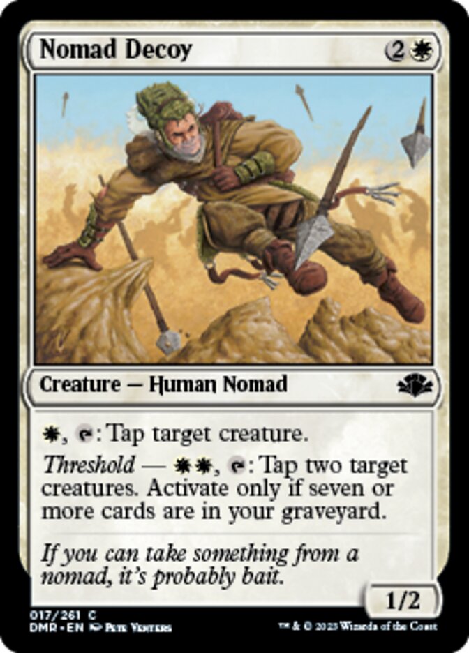 Nomad Decoy [Dominaria Remastered] | Pegasus Games WI