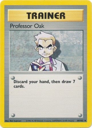 Professor Oak (88/102) [Base Set Unlimited] | Pegasus Games WI