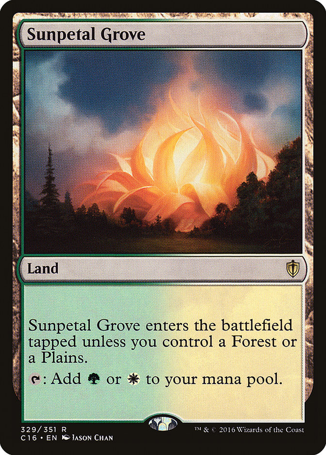 Sunpetal Grove [Commander 2016] | Pegasus Games WI