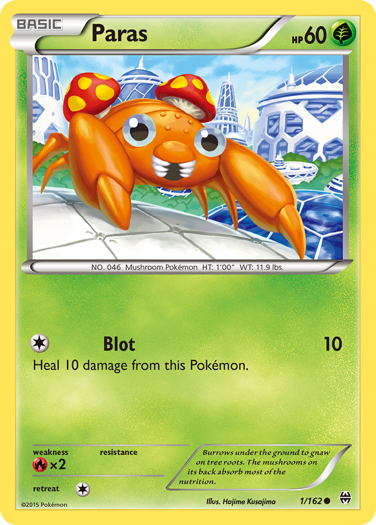 Paras (1/162) [XY: BREAKthrough] | Pegasus Games WI