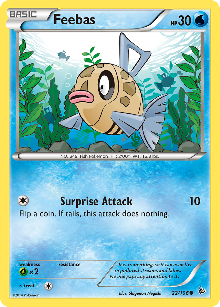 Feebas (22/106) [XY: Flashfire] | Pegasus Games WI