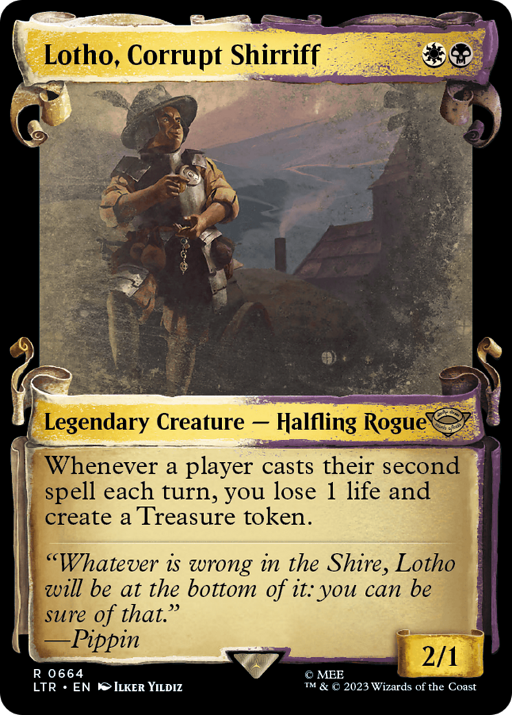 Lotho, Corrupt Shirriff [The Lord of the Rings: Tales of Middle-Earth Showcase Scrolls] | Pegasus Games WI