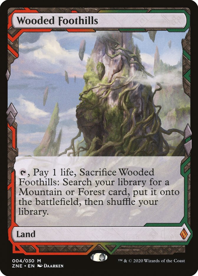 Wooded Foothills (Expeditions) [Zendikar Rising Expeditions] | Pegasus Games WI
