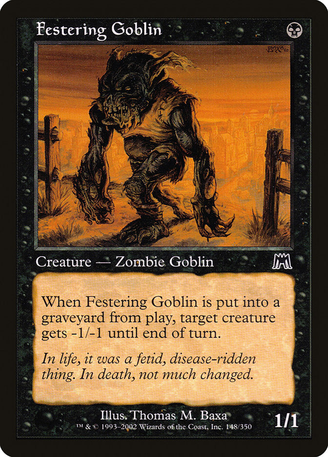 Festering Goblin [Onslaught] | Pegasus Games WI