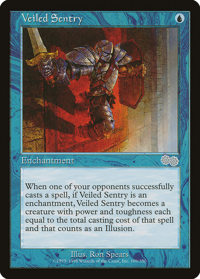 Veiled Sentry [Urza's Saga] | Pegasus Games WI