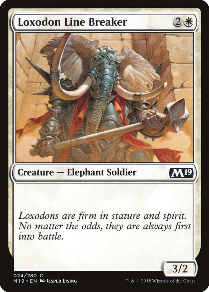 Loxodon Line Breaker [Core Set 2019] | Pegasus Games WI