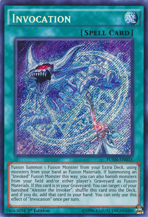 Invocation [FUEN-EN035] Secret Rare | Pegasus Games WI