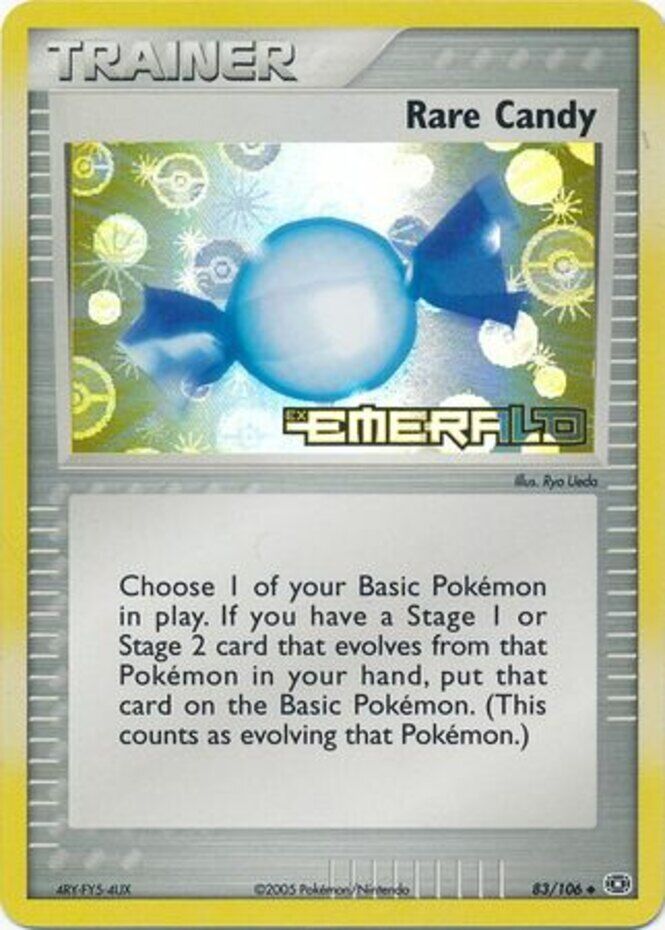 Rare Candy (83/106) (Stamped) [EX: Emerald] | Pegasus Games WI