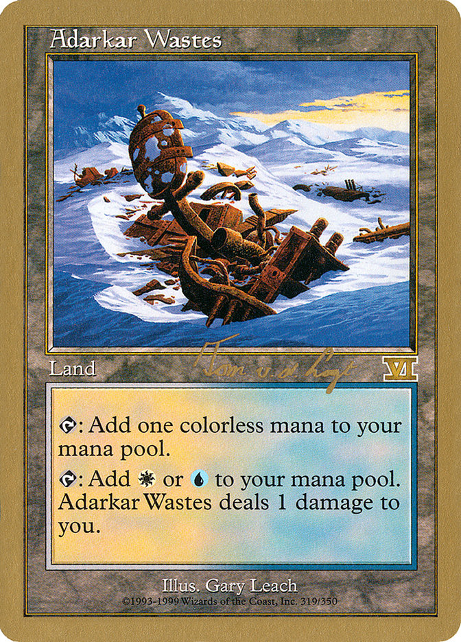 Adarkar Wastes (Tom van de Logt) [World Championship Decks 2000] | Pegasus Games WI