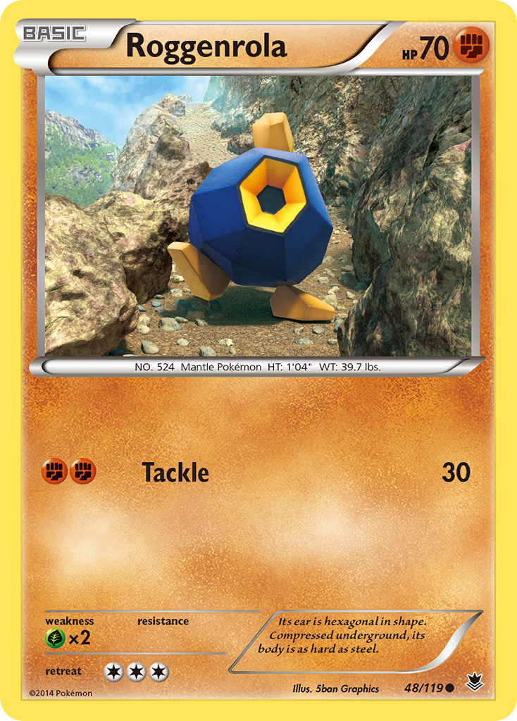 Roggenrola (48/119) [XY: Phantom Forces] | Pegasus Games WI