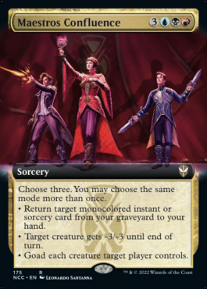 Maestros Confluence (Extended Art) [Streets of New Capenna Commander] | Pegasus Games WI