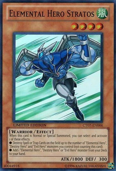 Elemental HERO Stratos [CT07-EN006] Super Rare | Pegasus Games WI