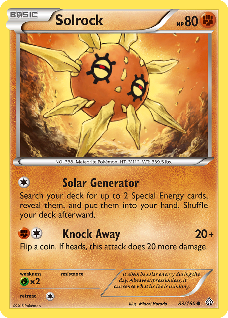 Solrock (83/160) [XY: Primal Clash] | Pegasus Games WI