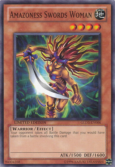 Amazoness Swords Woman [GLD3-EN006] Common | Pegasus Games WI